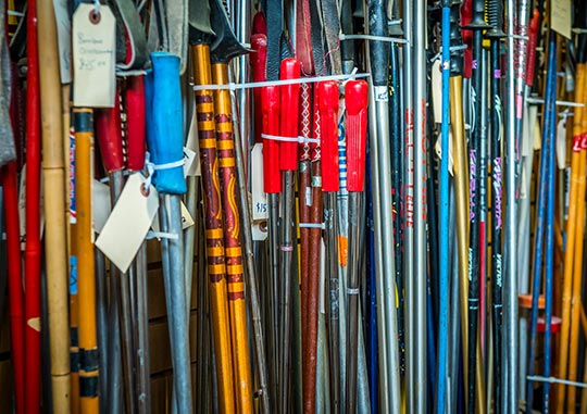 SHOP vintage & antique ski poles