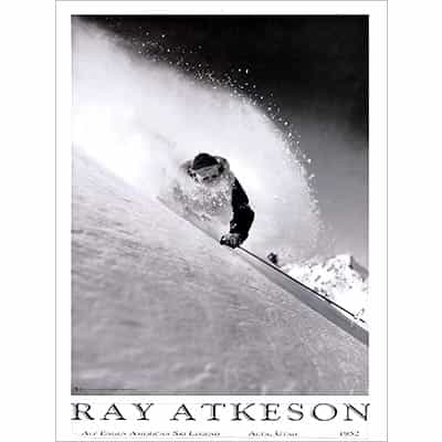 Alf Engen, Ray Atkeson Vintage Ski Poster