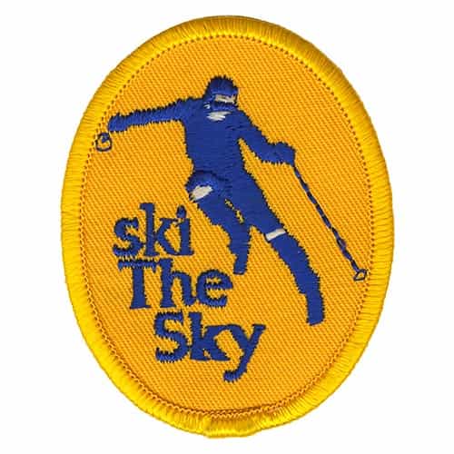 DECAL From Image Of Vintage Ski Patch Big Sky Montana Ski Resort STICKER 