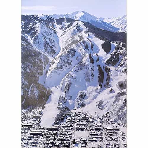 TW50 Vintage 1962 Skiing Aspen Colorado See USA Travel Poster A4 